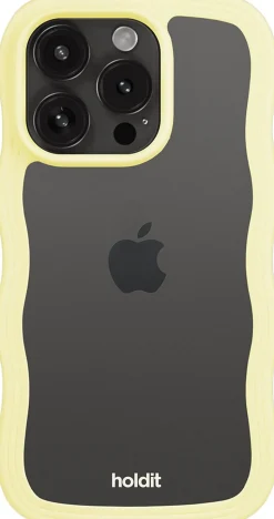 Wavy Case iPhone 15 Pro Max Lemonade/Transparent