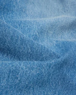 WIDE PANT-BLUE - MID LIGHT USED