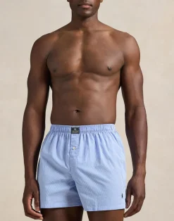 Windowpane Woven Boxer