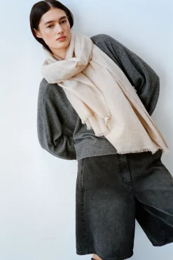 Wool cash scarf - Caroliva