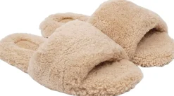 Y SHAN - SHEARLING OPEN SLIPPERS