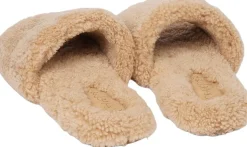Y SHAN - SHEARLING OPEN SLIPPERS