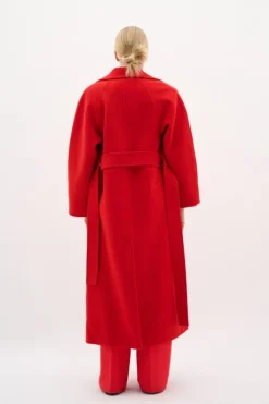 YillaIW Long Wool Coat