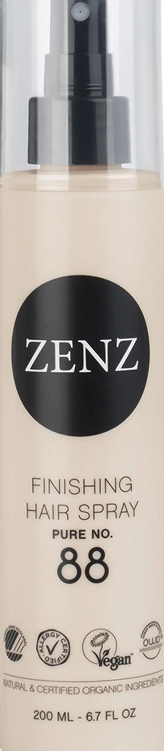Zenz Organic Styling 88 Finishing Hair Spray Strong Hold 200 ML