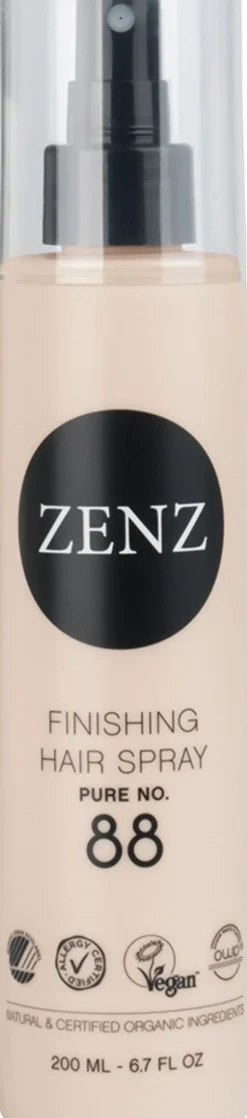 Zenz Organic Styling 88 Finishing Hair Spray Strong Hold 200 ML