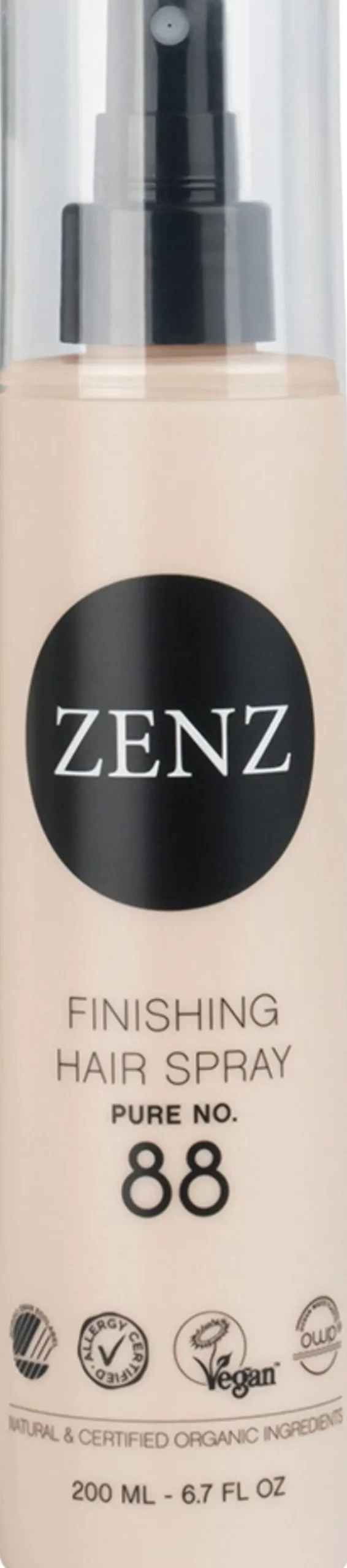 Zenz Organic Styling 88 Finishing Hair Spray Strong Hold 200 ML