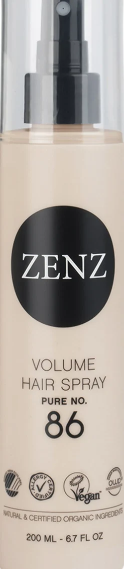 Zenz Organic Styling 86 Volume Hair Spray Medium Hold 200 ML